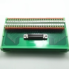 Adaptador del tablero del desbloqueo de los bloques de terminales de SCSI 50 Pin Quick Connectors Spring Clamp