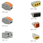 Los conectores compactos equivalentes del LED que empalman aprisa conectan bloques de terminales