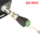 Bloques de terminales de tornillo Cat5 coaxial al conector video masculino del balún de BNC