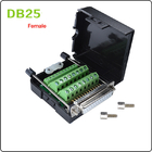 Submarino 25 Pin Terminal Blocks Connectors Adapter de DB25 D