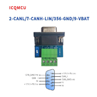 Conectores DB9 femeninos para el adaptador de interfaz CAN LIN para PCAN PLIN CAN Bus Monitor