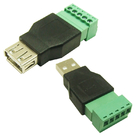 Varón o conector hembra del USB al adaptador de 5 Pin Screw Terminal Blocks Connector