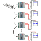 La manera RGB de AC90-240V 3 llevó salida máxima ligera del amortiguador 0-10V 1A del triac del regulador DMX cada canal