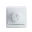 Un botón más oscuro de Wall Mounted Rotary del regulador del brillo del interruptor de la lámpara de AC85-120V AC180-265V LED