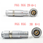 FGG EGG 2B 6 Pin Plus 1 Way Push Pull Self-lock Plug Socket Electrical Pneumatic Mixed Connector