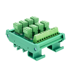 Sensor Singal de 8 canales que ata con alambre el soporte del carril del estruendo de los bloques de terminales del tablero del desbloqueo de la distribución