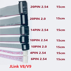 equipo de cable del convertidor del adaptador del todo-BRAZO JTAG de V8 V9 del emulador del J-vínculo para 6410 mini 2440