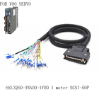 SCSI-50 varón SCSI 14 20 26 50 conectores del NC de Pin Sevo Driver Adapter