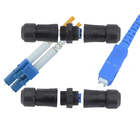 Outdoor Fiber Optic Eextension Cord Adapter Network Cable Connector Waterproof IP68