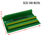 Carril del estruendo de SCSI 100 Pin Connector que monta el tipo módulo de los bloques de terminales