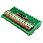 Adaptador del tablero del desbloqueo de los bloques de terminales de SCSI 50 Pin Quick Connectors Spring Clamp
