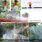 Dual Usage Water Spray Drip Irrigation Kit Adjustable Nozzles Watering System Misting Cooling Set
