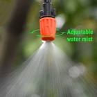 sistema del enfriamiento de espray de la niebla del sistema de riego de la irrigación por goteo de los 5m el 15m los 25m Kit Garden Micro Water Sprinklers