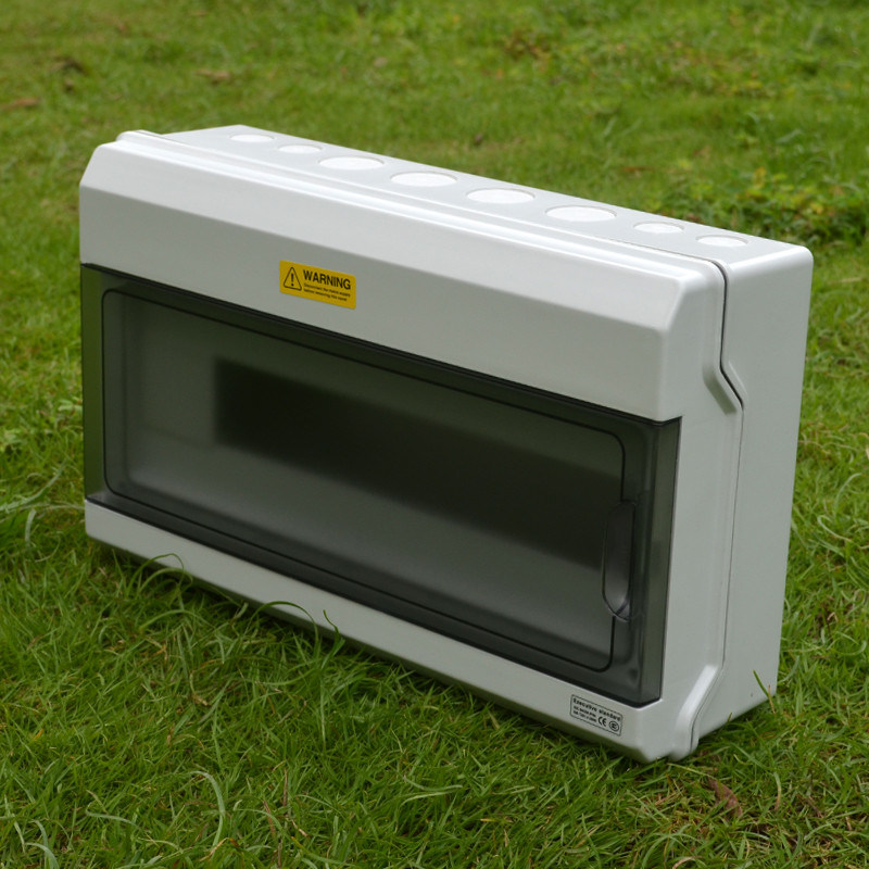 18 caja plástica de la distribución eléctrica al aire libre impermeable