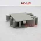 Tiras de los bloques de terminales de la abrazadera del tornillo del carril del estruendo de la serie de UK35N 35B Reino Unido