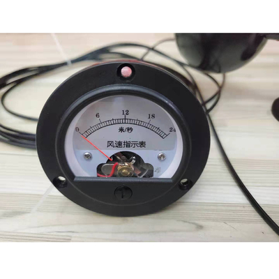 Sensor de velocidad del viento 3 Anemómetro de taza Display automático con medidor autopropulsado para grúa de torre
