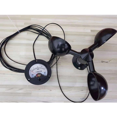 Sensor de velocidad del viento 3 Anemómetro de taza Display automático con medidor autopropulsado para grúa de torre