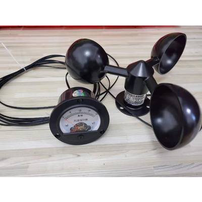 Sensor de velocidad del viento 3 Anemómetro de taza Display automático con medidor autopropulsado para grúa de torre
