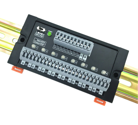 Sensor de 8 canales que ata con alambre al tablero plástico del desbloqueo del bloque de terminales del soporte del panel del eje para los compradores de B2B