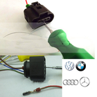 sistema de Pin Remover Terminals Removal Tool de la encrespadura del conector del coche de los destornilladores 3pcs