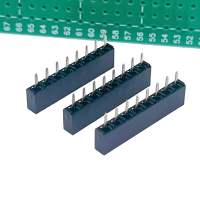 2x40P coloreado 40Pin 2.54m m 0,1" varón doble recto Pin Header Strip de la fila