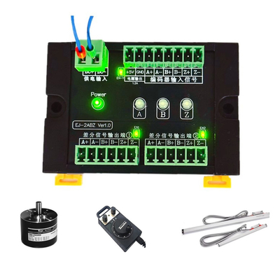 1 en 2 Servo Encoder Distribuidor de señales de pulso Hub 5V TTL / RS422 Salida de señal diferencial