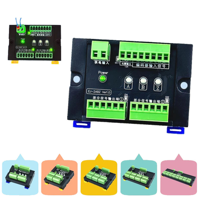 1 en 2 Servo Encoder Distribuidor de señales de pulso Hub 5V TTL / RS422 Salida de señal diferencial
