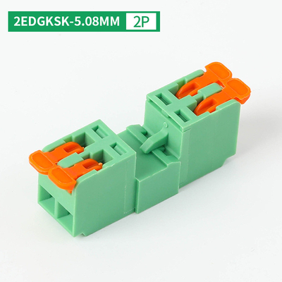 5.08mm Pitch PCB Bloques terminales enchufables palanca Presión rápida Crimp Enchufe de conexión de acoplamiento