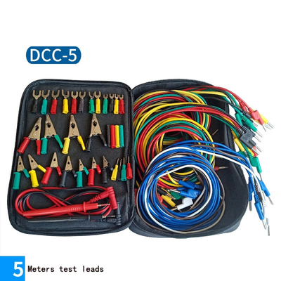 La prueba electrónica de la punta de prueba del multímetro lleva el sistema de los barros amasados del plátano de Kit Spade Lugs Alligator Clips