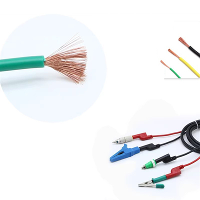 Prueba de energía de 4 mm Plug de plátano Cable multimétrico con cubiertas protectoras Resiste alto voltaje hasta 3 kV