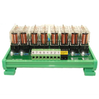 el PLC enchufable del módulo de retransmisión de 8 maneras hizo salir el tablero DC 12V 24V del amplificador
