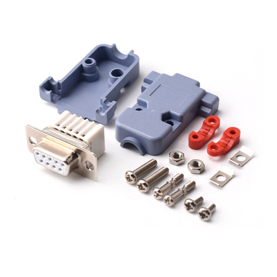 DB9 RS232 9 Pin Adaptador de salida masculino femenino RS485 Conector de terminales de puerto serie