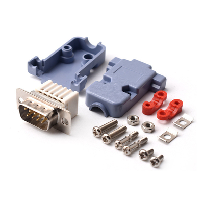 DB9 RS232 9 Pin Adaptador de salida masculino femenino RS485 Conector de terminales de puerto serie