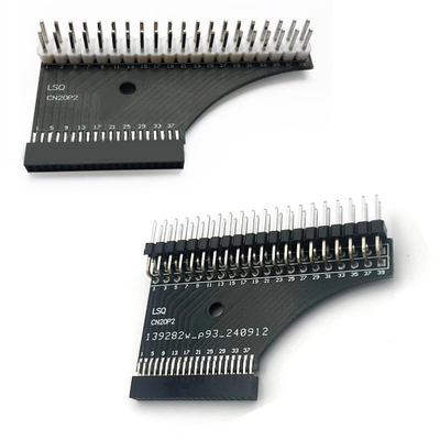 hembra dual de la fila del perno de 1.27m m 2 x 20 al convertidor del tablero del PWB de Pin Headers Adapter del varón de 2,54 milímetros