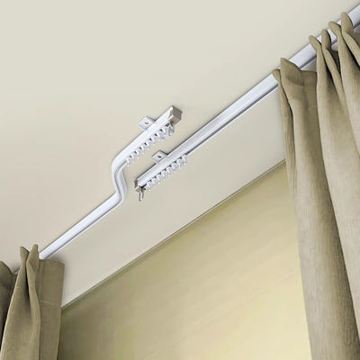 Cortina curvada ventana plástica Bendable resistente Rod Track Rail Inner Pulley de poste del aluminio