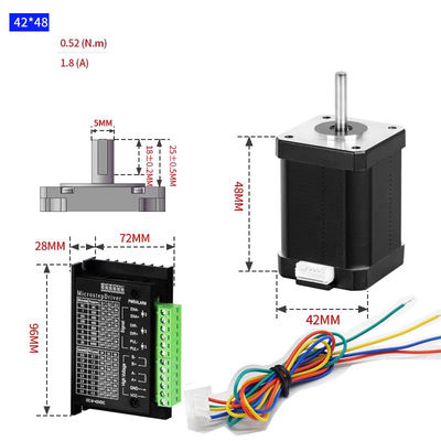 Nema 17 42 mm motor paso a paso TB6600 Kit de conducción para impresoras 3D y máquinas CNC