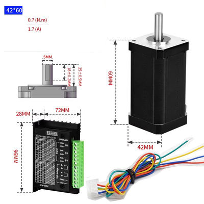 Nema 17 42 mm motor paso a paso TB6600 Kit de conducción para impresoras 3D y máquinas CNC