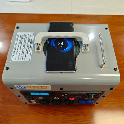 Generador de manivela manual de 1000 vatios Reproductor multimedia Banco de energía manual exterior Dinamo luz de emergencia