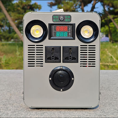 Generador de manivela manual de 1000 vatios Reproductor multimedia Banco de energía manual exterior Dinamo luz de emergencia