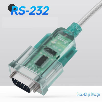 No Driver Program Needed USB RS232 To DB 9-Pin Converter Cable 80cm for Win10 Win11