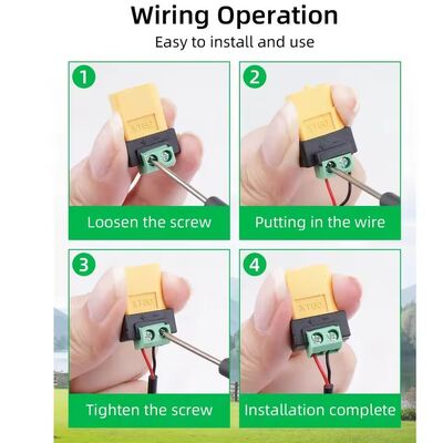 Conector de carga sin soldadura para el cargador de equilibrio FPV de drones