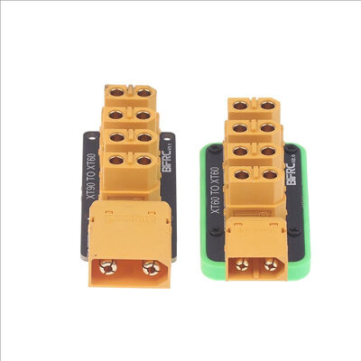 XT60 / XT90 a 4 vías XT60 Enchufe 200A Conexión de cableado de energía Hub de distribución de la tarjeta de escape para el control remoto drones robot de barco