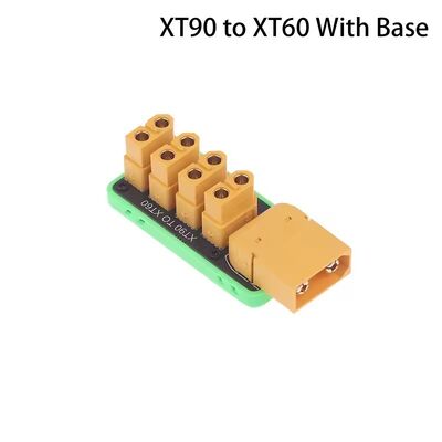 XT60 / XT90 a 4 vías XT60 Enchufe 200A Conexión de cableado de energía Hub de distribución de la tarjeta de escape para el control remoto drones robot de barco