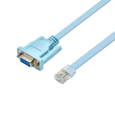 RJ45 a DB9 Cable de consola 1.5m RS232 a RJ45 Cables de consola Compatibles con el enrutador Cisco