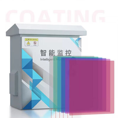 Casilla de acero galvanizado con cámara de videovigilancia con capa de revestimiento