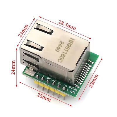 W5500 Chip New SPI to LAN / Ethernet Converter TCP / IP 51 / STM32 Microcontroller Program