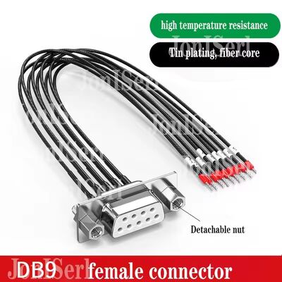 Cable de conector DB15/DB9/DB25 con número de tubo 26AWG 15Pin Puerto de serie de doble cable blindado