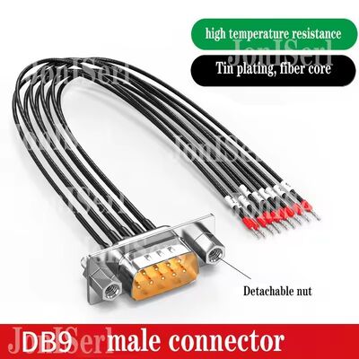 Cable de conector DB15/DB9/DB25 con número de tubo 26AWG 15Pin Puerto de serie de doble cable blindado