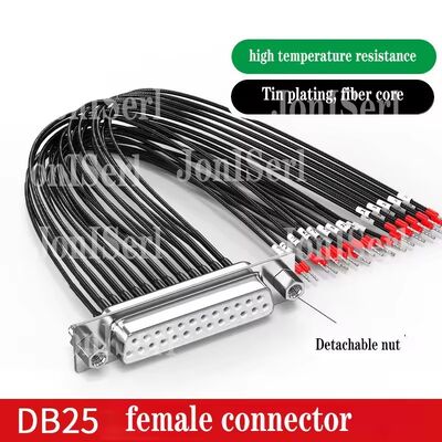Cable de conector DB15/DB9/DB25 con número de tubo 26AWG 15Pin Puerto de serie de doble cable blindado