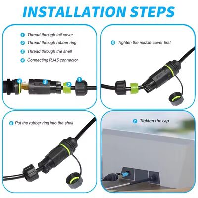 Starlink Gen3 Mini Ethernet Adaptador 25CM Cable de extensión de acoplamiento RJ45 a prueba de agua